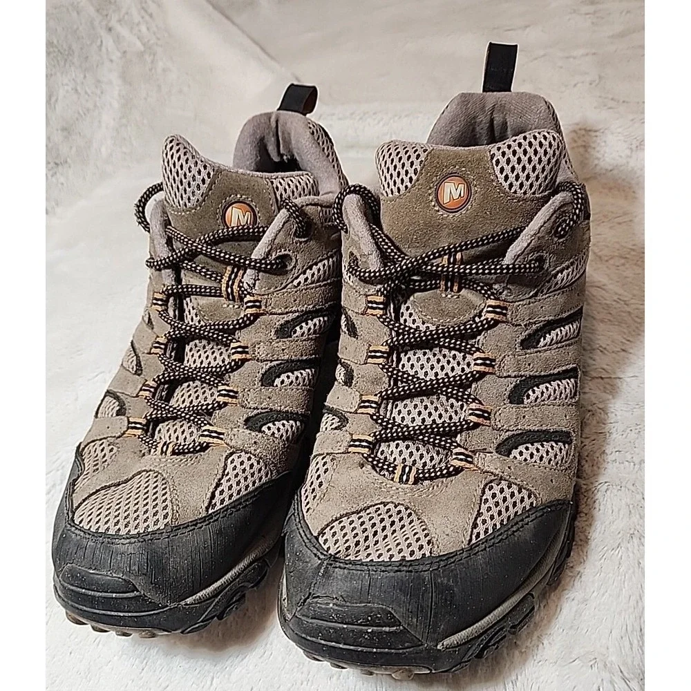 Merrell Shoes Boots Ventilator Vibram Hiking Waterproof Leather‎ MENS Size 11.5